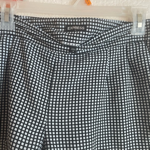 Black and White Checkered Shorts - Picture 7 of 7